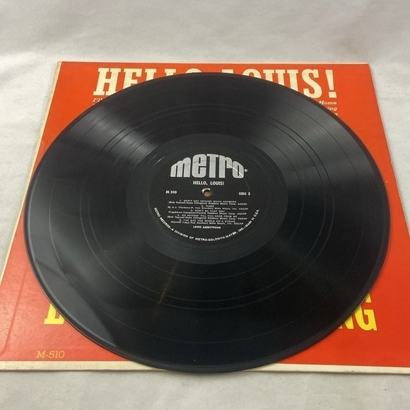 Hello Louis! Louis Armstrong Vinyl Record LP - Picture 3 of 14